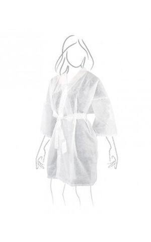 Kimono blanc jetable taille unique 3001